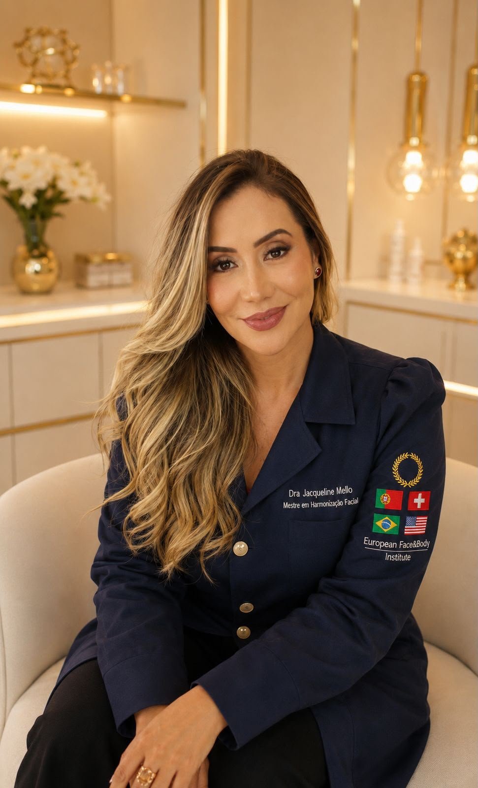 Dra. Jacqueline Mello, especialista em harmonização facial